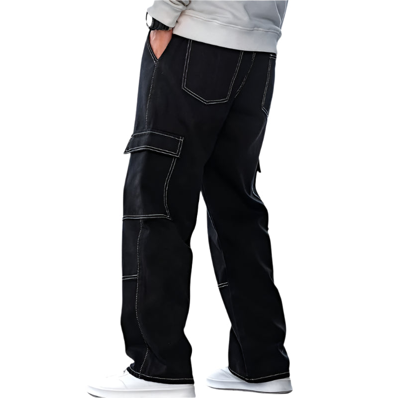 Men's Cargo Pants with Multiple Pockets