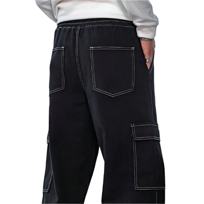 Men's Cargo Pants with Multiple Pockets