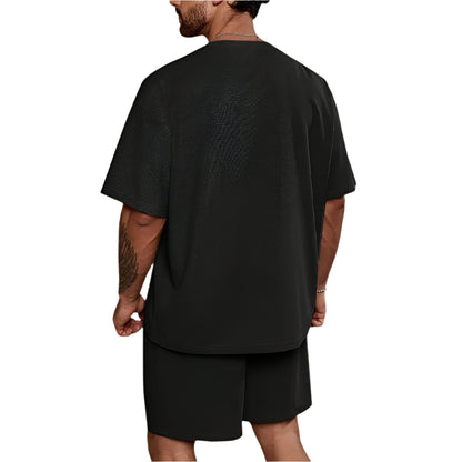 Men's Casual T-Shirt and Shorts Set